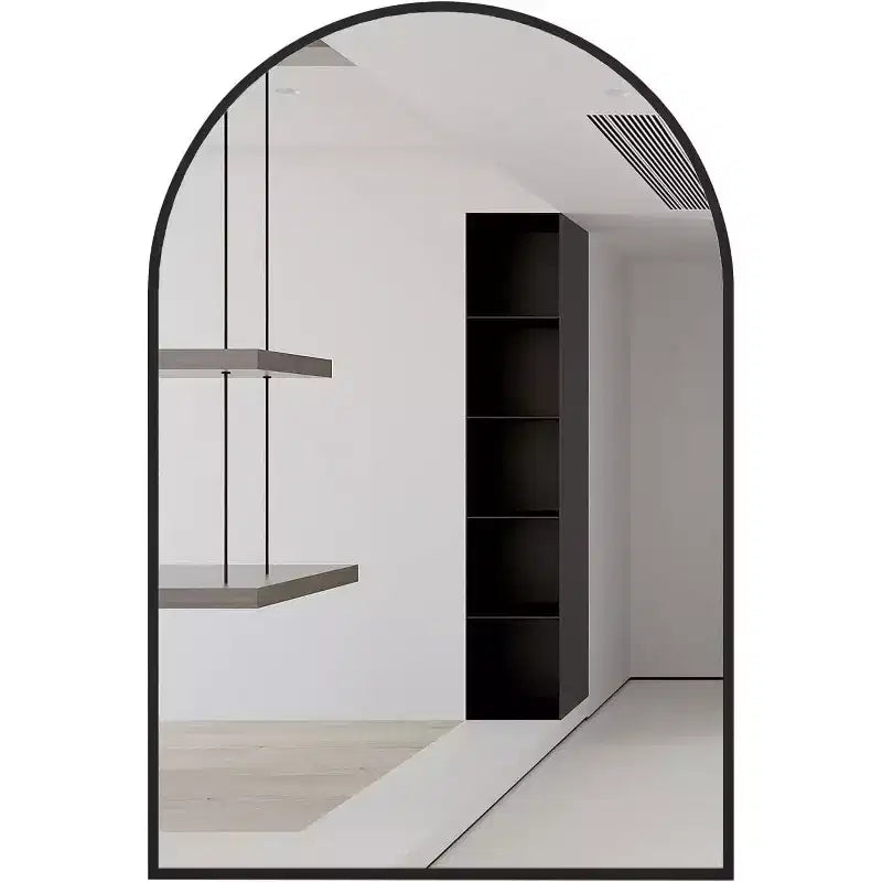 TUYOHW 24x32 Inch Wall Mount Bathroom Mirror,Arched Wall Mount Vanity Mirror for Bathroom,Bedroom