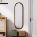 TUYOHW 26x40 Inch Wall Mount Bathroom Mirror,Modern Oval Wall Mount Vanity Mirror for Bathroom,Bedroom