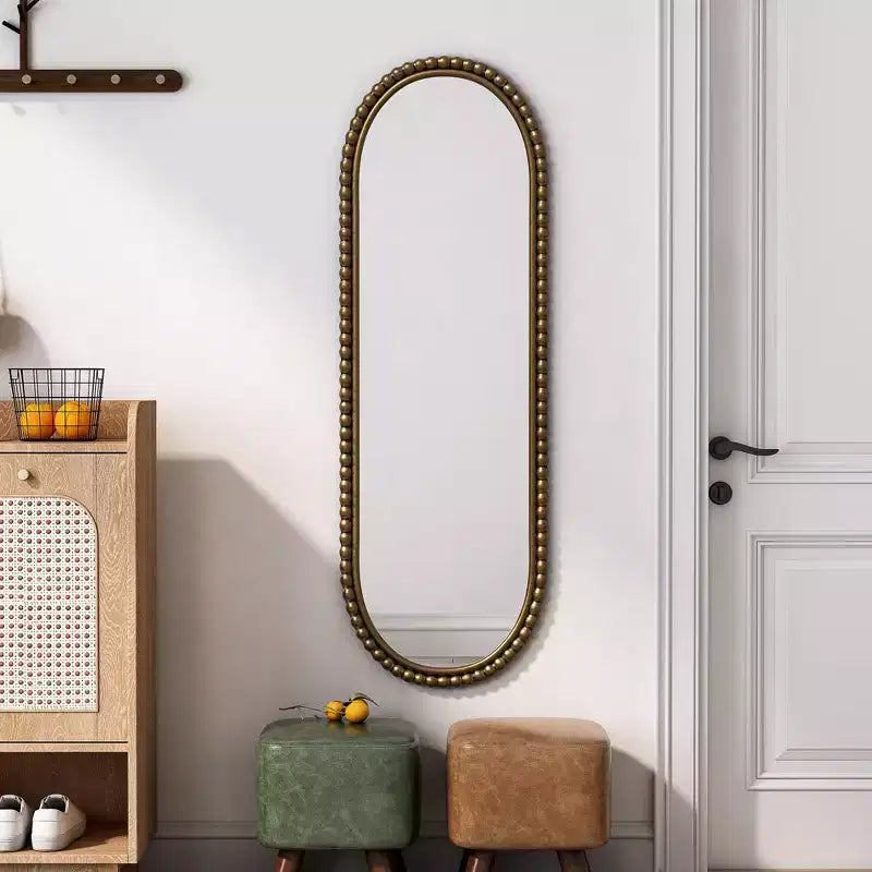 TUYOHW 26x40 Inch Wall Mount Bathroom Mirror,Modern Oval Wall Mount Vanity Mirror for Bathroom,Bedroom