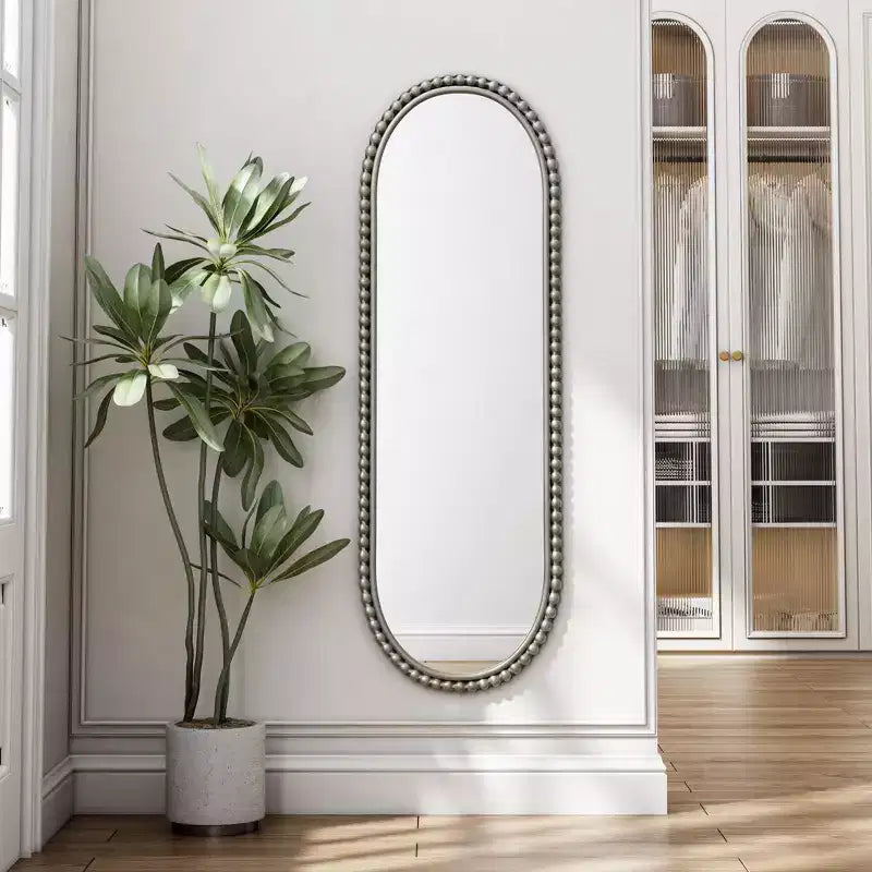 TUYOHW 26x40 Inch Wall Mount Bathroom Mirror,Modern Oval Wall Mount Vanity Mirror for Bathroom,Bedroom
