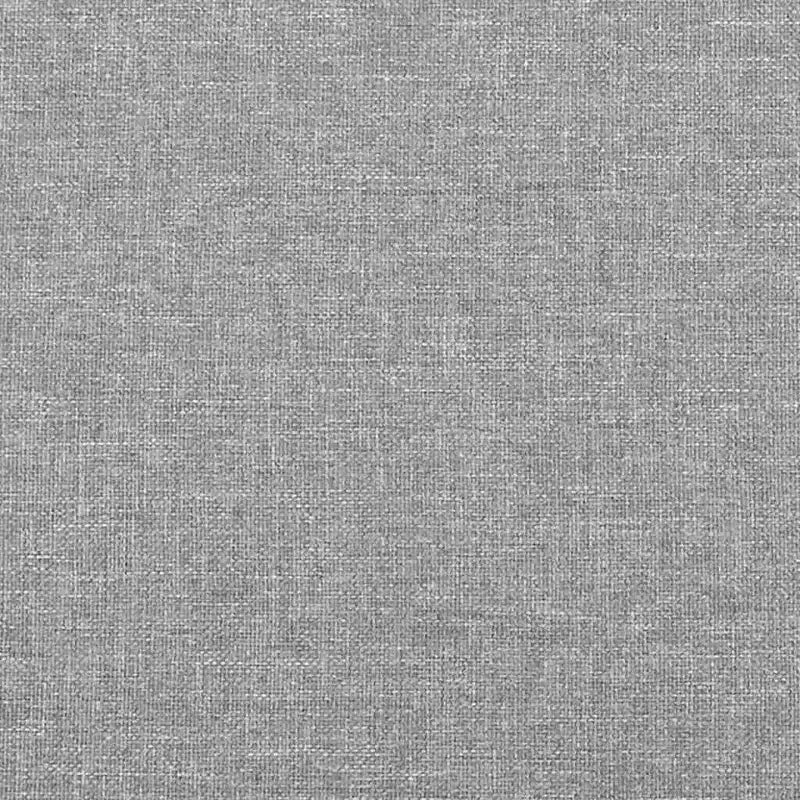 Bed Frame Light Gray Polyester, Plywood, Engineered Wood Twin XL