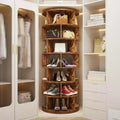 7-Tier Shoe Rack, 28-32 Pair Rotating Shoe Rack Tower