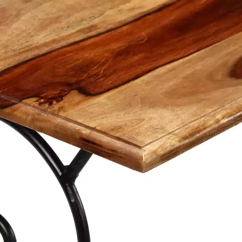 vidaXL Console Table Solid Acacia Wood 39.4x15.7x29.5