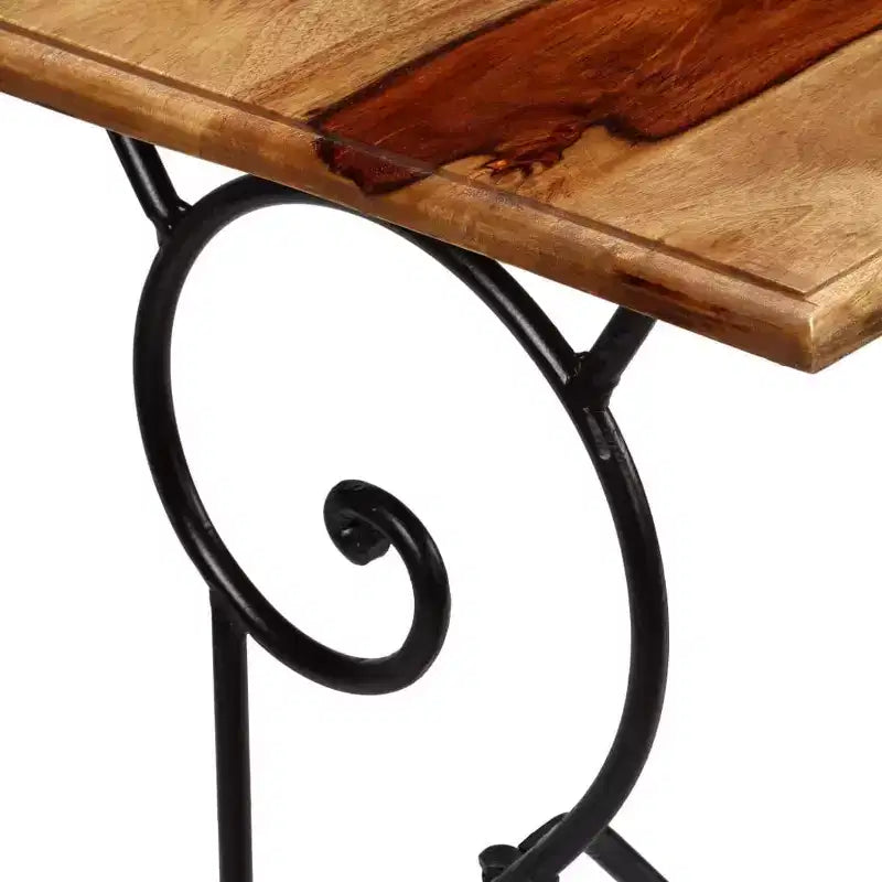 vidaXL Console Table Solid Acacia Wood 39.4x15.7x29.5