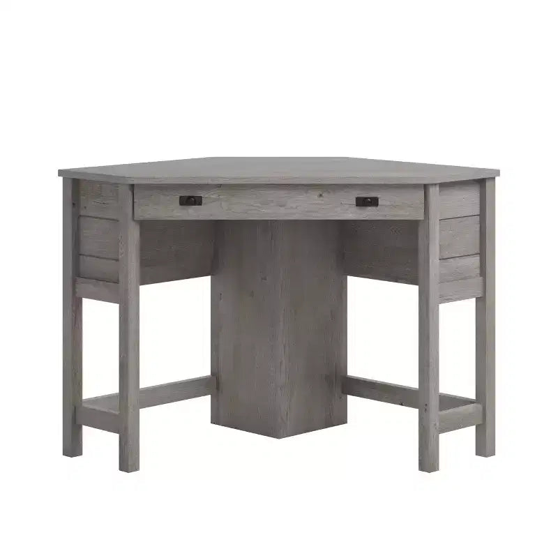 GDFStudio Callen Wood Corner Computer Desk with Keyboard Drawer