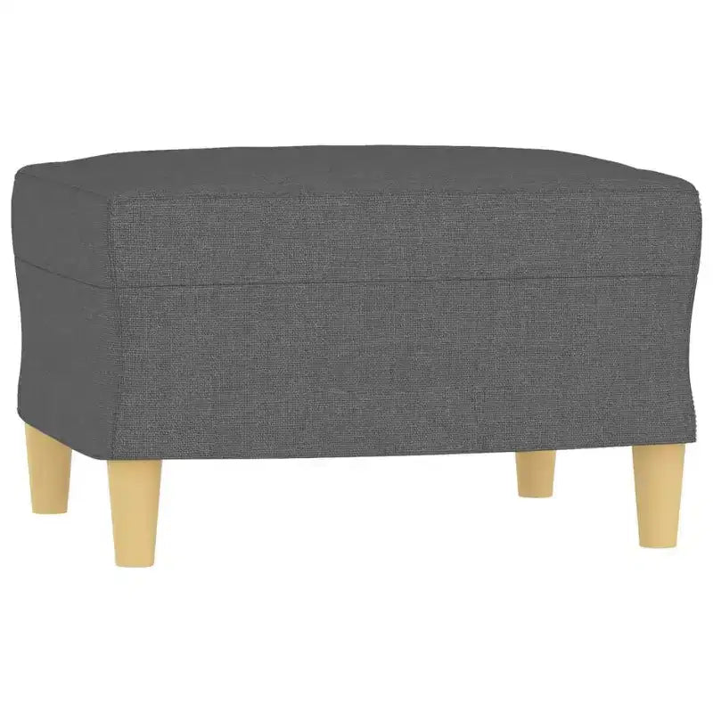 vidaXL Sofa Chair Single Sofa Armchair with Footstool for Living Room Fabric