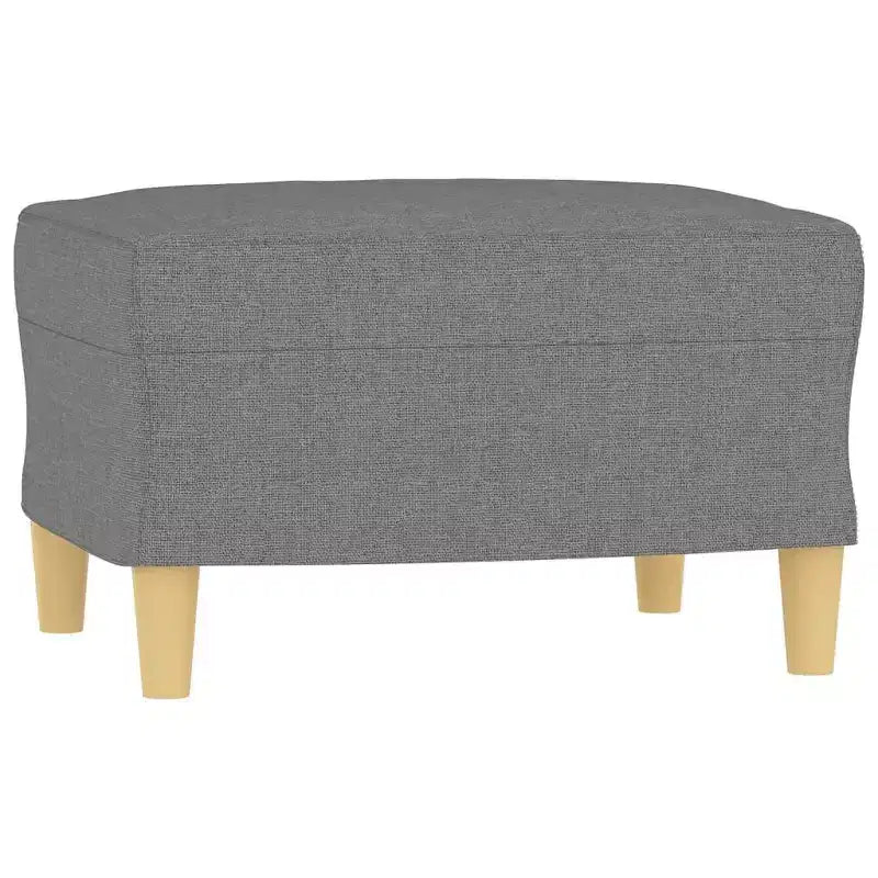 vidaXL Sofa Chair Single Sofa Armchair with Footstool for Living Room Fabric