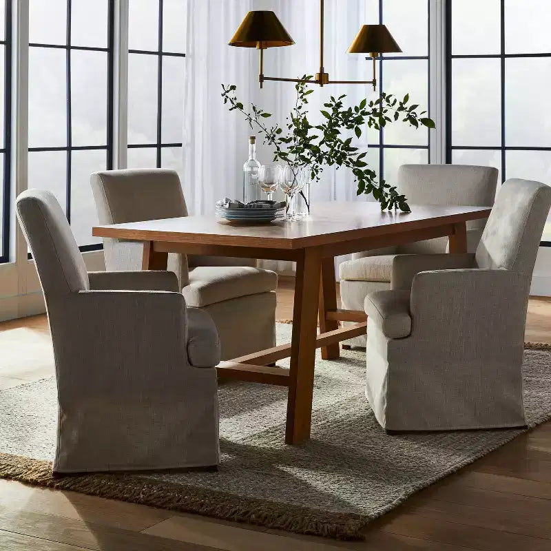 Upholstered Dining Chair Cream - Threshold™ designed with Studio McGee