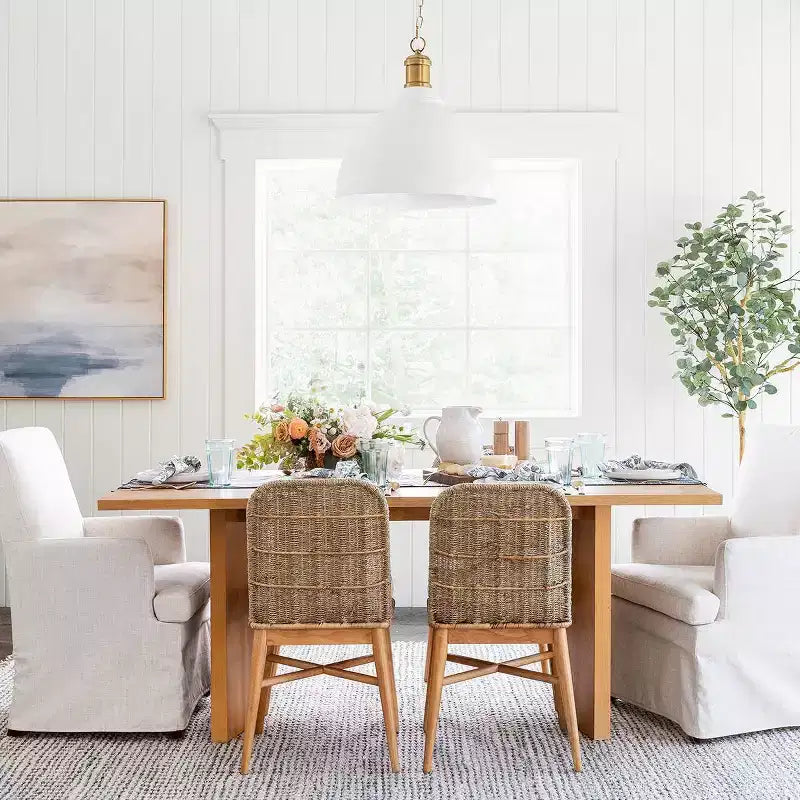 Upholstered Dining Chair Cream - Threshold™ designed with Studio McGee