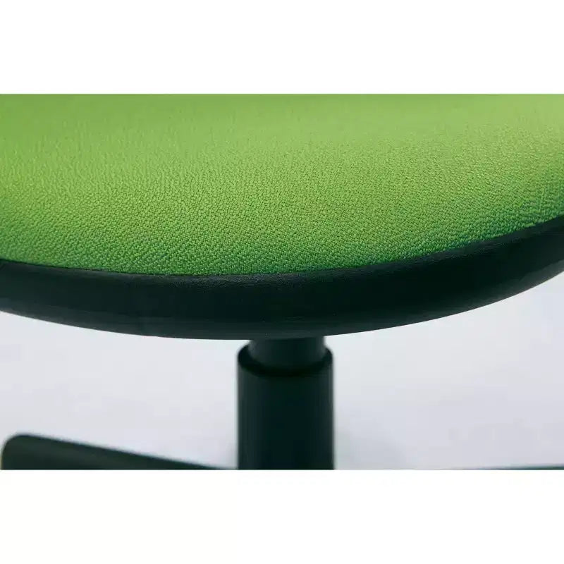 OSP Home Furnishings Student Task Chair Green: Upholstered Office, Computer & Rolling Chair with Swivel, Adjustable Height