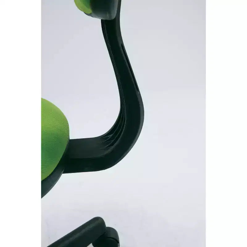 OSP Home Furnishings Student Task Chair Green: Upholstered Office, Computer & Rolling Chair with Swivel, Adjustable Height
