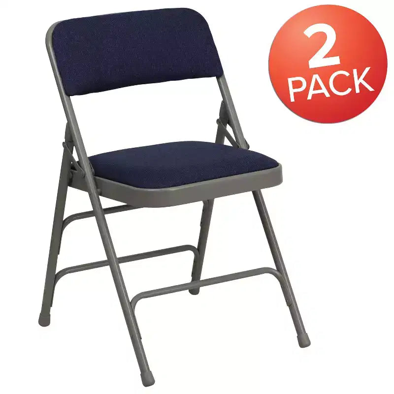 Flash Furniture HERCULES Series Metal Folding Chairs with Padded Seats