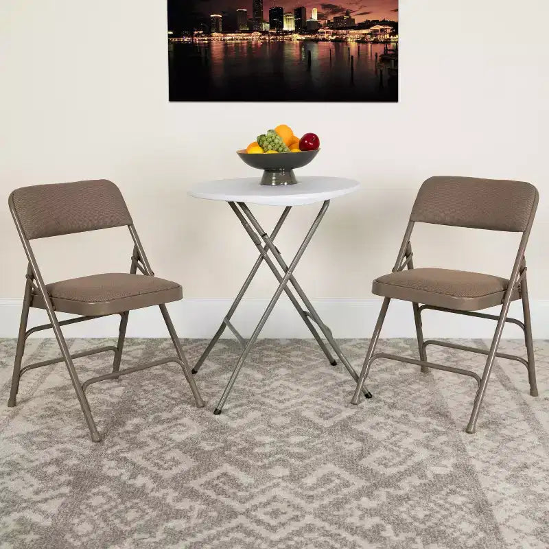 Flash Furniture HERCULES Series Metal Folding Chairs with Padded Seats