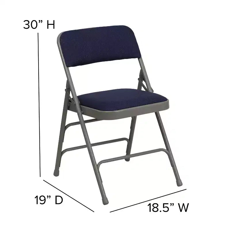 Flash Furniture HERCULES Series Metal Folding Chairs with Padded Seats