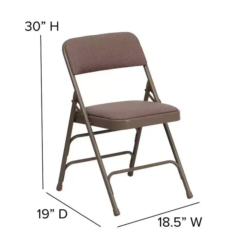 Flash Furniture HERCULES Series Metal Folding Chairs with Padded Seats