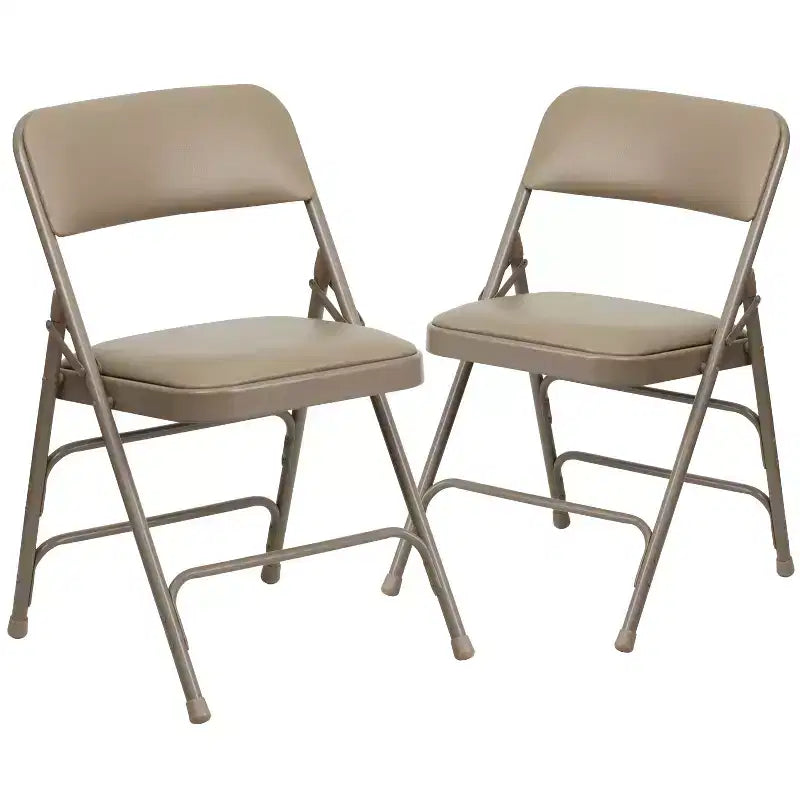 Flash Furniture HERCULES Series Metal Folding Chairs with Padded Seats