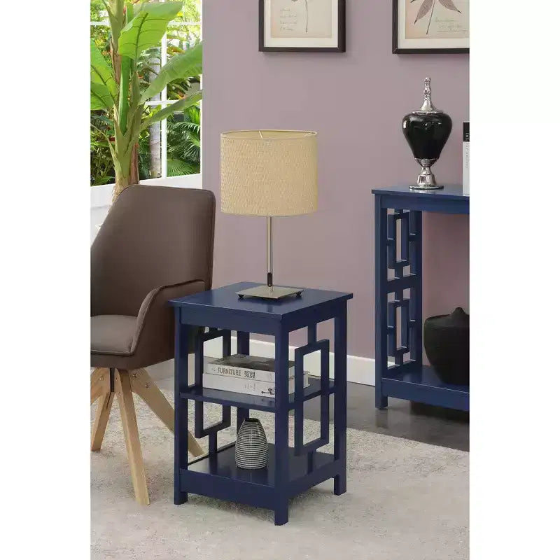 Town Square End Table with Shelves - Breighton Home