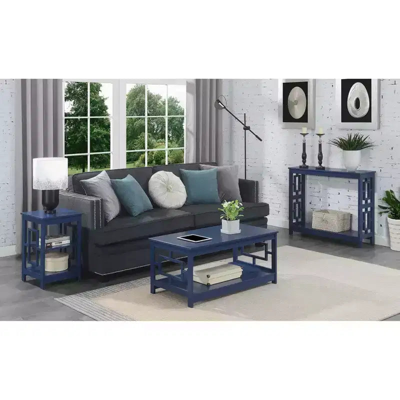 Town Square End Table with Shelves - Breighton Home