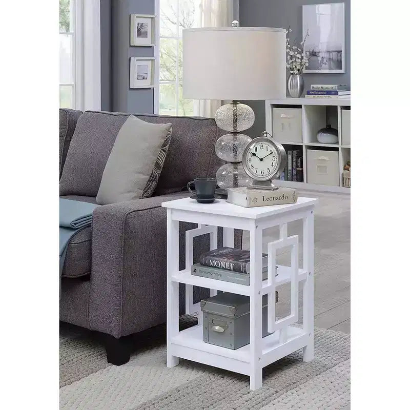 Town Square End Table with Shelves - Breighton Home