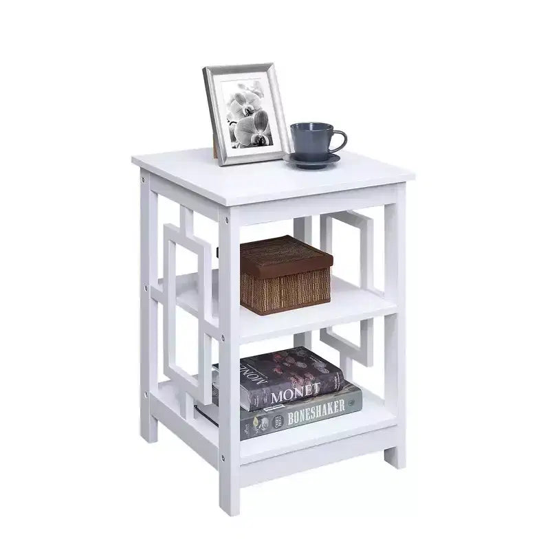 Town Square End Table with Shelves - Breighton Home