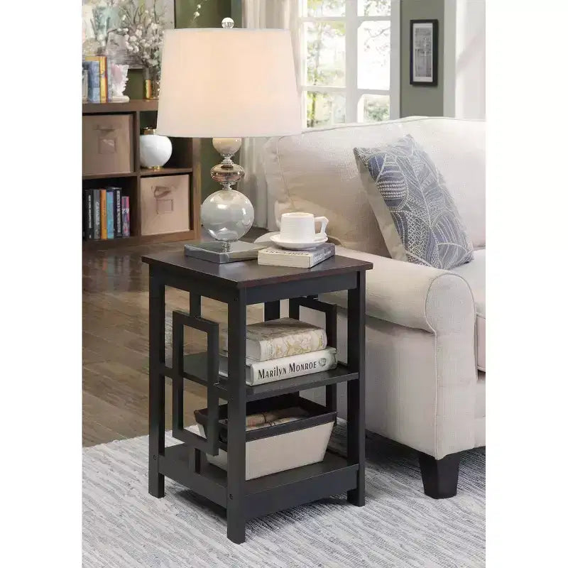 Town Square End Table with Shelves - Breighton Home