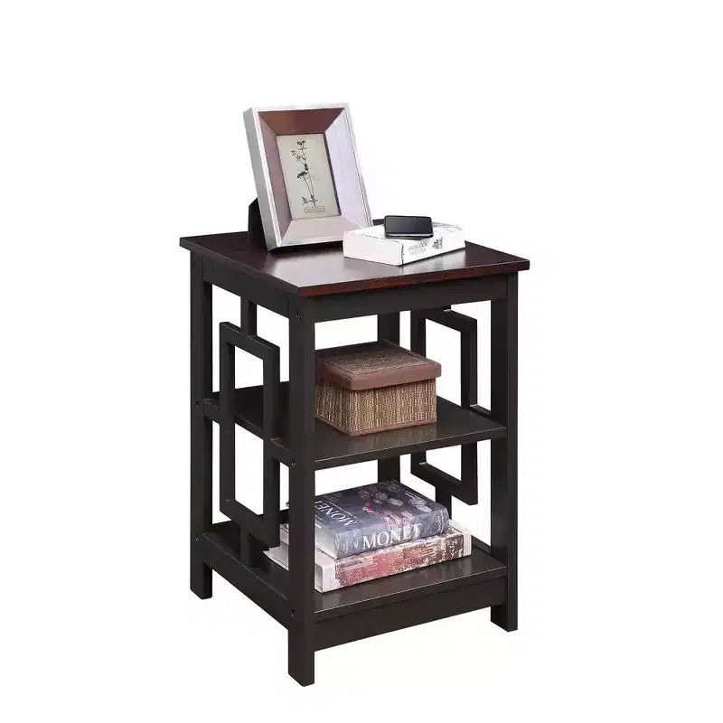 Town Square End Table with Shelves - Breighton Home