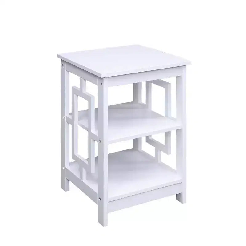 Town Square End Table with Shelves - Breighton Home