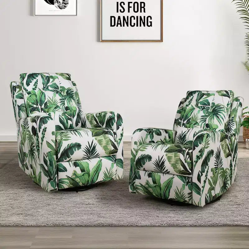 ART OF LIVING DESIGNS Diego Swivel Set of 2 Recliners