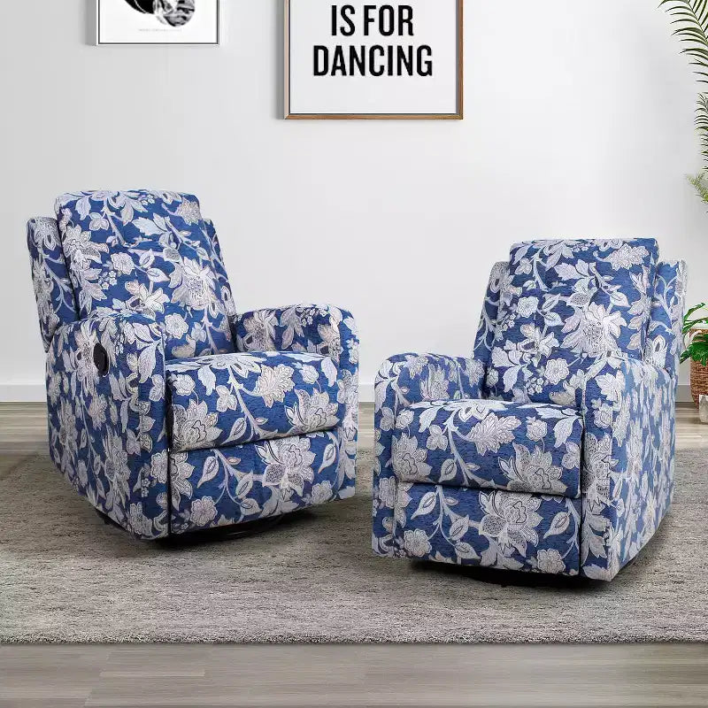ART OF LIVING DESIGNS Diego Swivel Set of 2 Recliners