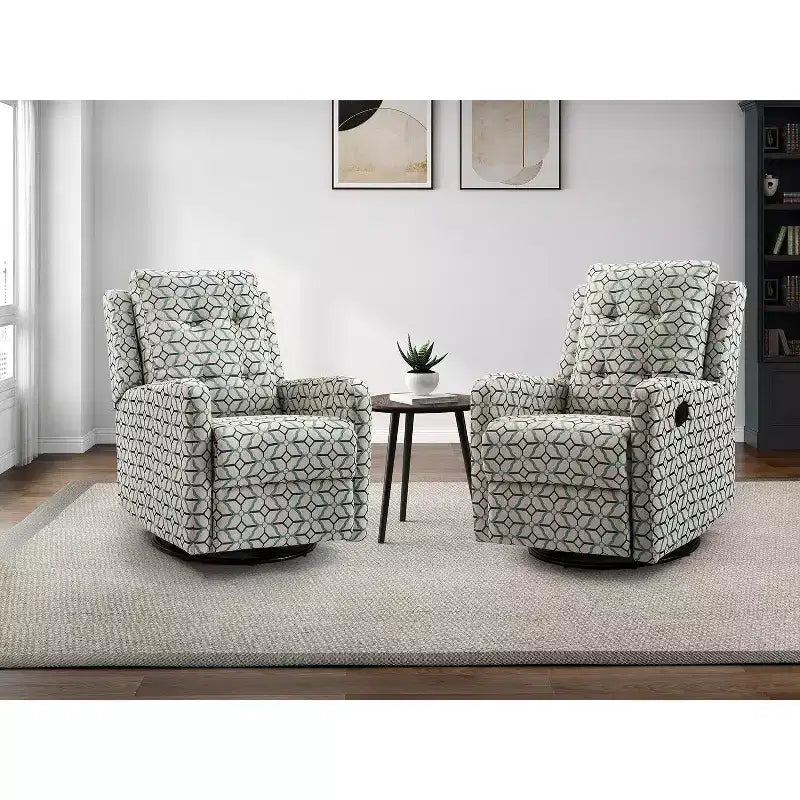 ART OF LIVING DESIGNS Diego Swivel Set of 2 Recliners
