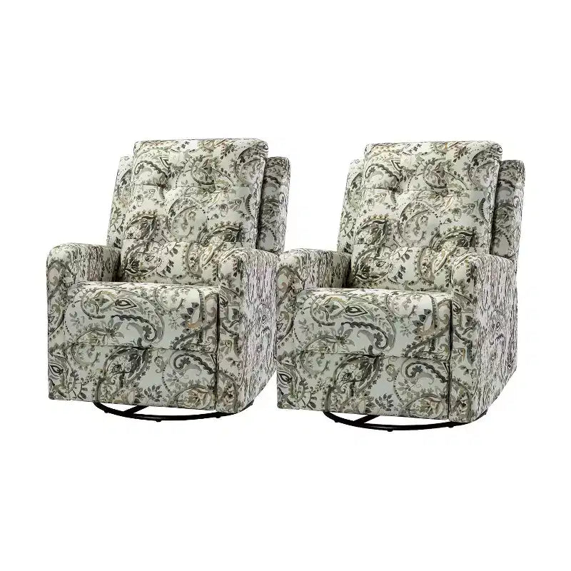 ART OF LIVING DESIGNS Diego Swivel Set of 2 Recliners