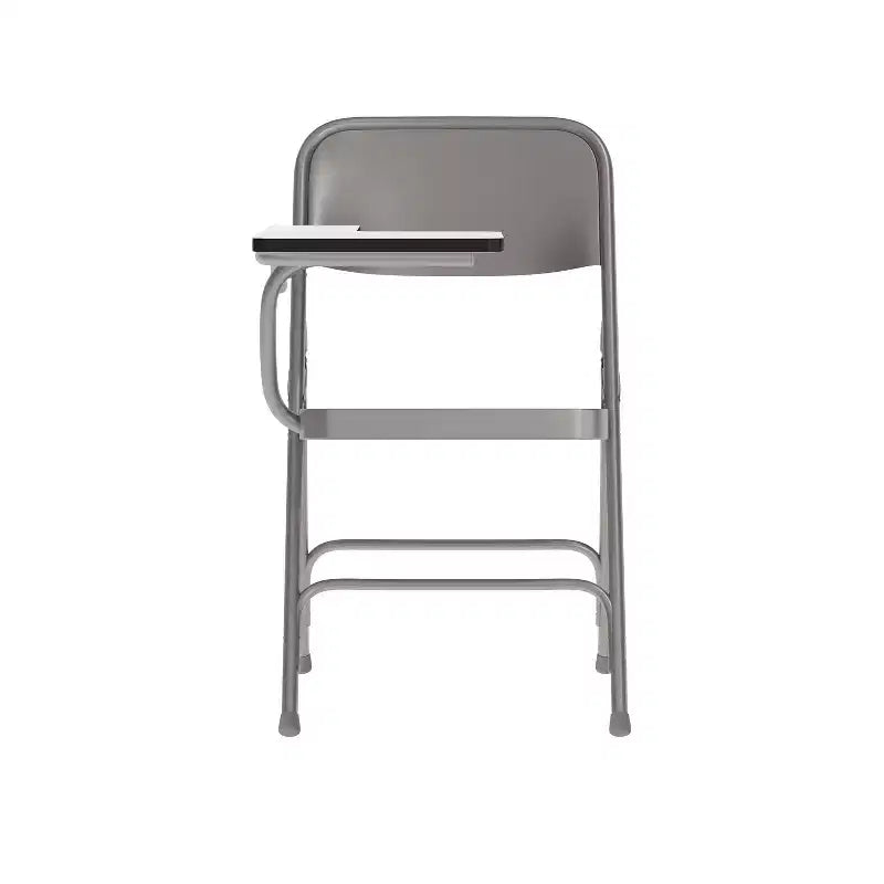 Emma and Oliver Premium Steel Folding Right Handed Tablet Arm Chair