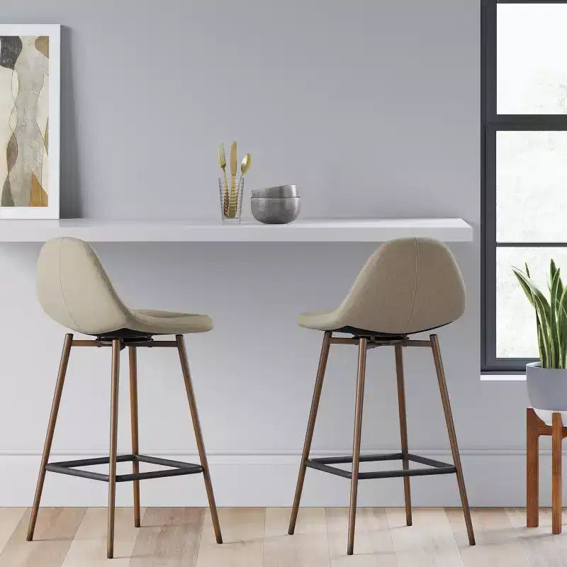 24.5 Copley Counter Height Barstool with Footrest - Threshold